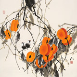 【已售】苗雨 四尺斗方《事事如意》 遼寧工美教授 師從吳冠中