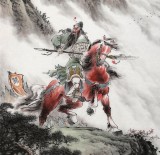 【已售】鄒本財 四尺《忠義千秋》公主嶺市美協(xié)常務(wù)副主席