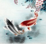 【已售】南海禪寺 妙林居士 四尺斗方《前程似錦》