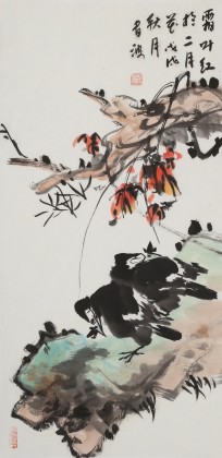 邢書波 《霜葉紅于二月花》 中美協(xié)會員 清華美院創(chuàng)作班導(dǎo)師（詢價）