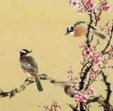 皇甫小喜 四尺斗方《春風(fēng)第一枝》 河南著名花鳥畫家