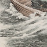 【已售】鄒本財(cái) 三尺《單刀赴會(huì)》公主嶺市美協(xié)常務(wù)副主席