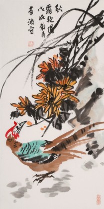 邢書(shū)波 《秋霜艷陽(yáng)》 中美協(xié)會(huì)員 清華美院創(chuàng)作班導(dǎo)師（詢價(jià)）