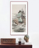 【已售】鄒本財(cái) 三尺《單刀赴會(huì)》公主嶺市美協(xié)常務(wù)副主席