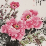 【已售】梁景欣 三尺《富貴有余》 學(xué)院派畫家