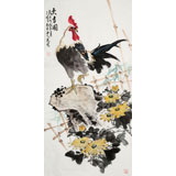 【已售】梁景欣 三尺《大吉圖》 學(xué)院派畫家