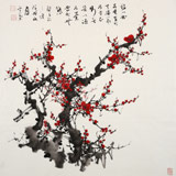 【已售】安徽美協(xié)何華賢四尺斗方《梅雪迎春》