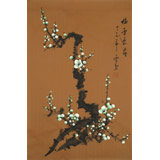 何華賢 四尺三開《梅雪迎春》 潁淮書畫名家