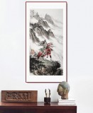 【已售】鄒本財 四尺《忠義千秋》公主嶺市美協(xié)常務(wù)副主席