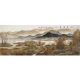 【已售】周佑林 小六尺《江南漁歌》微信（詢(xún)價(jià)）價(jià)優(yōu)