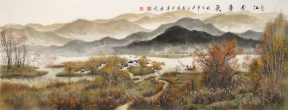 【已售】周佑林 小六尺《江南漁歌》微信（詢(xún)價(jià)）價(jià)優(yōu)