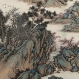 【已售】吳顯剛 四尺斗方《春山圖》 貴州七星關(guān)美協(xié)主席