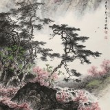 【已售】鄒本財(cái) 四尺《群芳競(jìng)秀》公主嶺市美協(xié)常務(wù)副主席