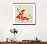 【已售】凌雪 三尺斗方《鴻運當(dāng)頭》 北京美協(xié)會員