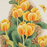 凌雪 三尺斗方《繁花似錦》 北京美協(xié)會員