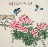 凌雪 三尺斗方《春花爛漫》 北京美協(xié)會員