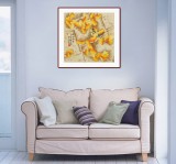 凌雪 三尺斗方《滿地金銀》 北京美協(xié)會(huì)員