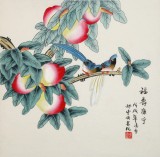 凌雪 三尺斗方《福壽康寧》 北京美協(xié)會(huì)員