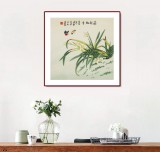 凌雪 三尺斗方《蘭韻飄香》 北京美協(xié)會員