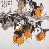 【已售】向士平 四尺斗方《事事如意》 三峽大學藝術學院教授