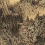 吳顯剛 四尺《溪山雅居圖》貴州七星關(guān)美協(xié)主席