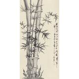 【已售】何華賢 四尺《門前萬(wàn)竿竹》 潁淮著名書畫家