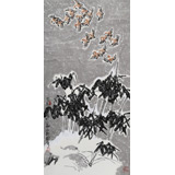 王永剛 三尺《竹林飛雀》 國家一級美術(shù)師（詢價）