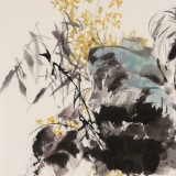 尹和平 四尺斗方《壬戌興旺》 當(dāng)代鄉(xiāng)土童趣繪畫(huà)名家