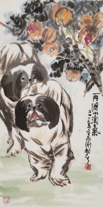 王永剛 三尺《兩個小淘氣》 國家一級美術(shù)師（詢價）