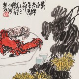 王永剛 《載酒共醉重陽(yáng)節(jié)》 國(guó)家一級(jí)美術(shù)師（詢(xún)價(jià)）