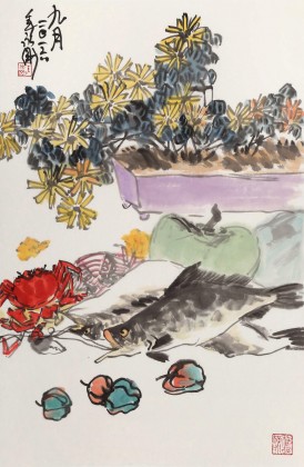 王永剛 《九月》 國(guó)家一級(jí)美術(shù)師（詢價(jià)）