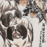 王永剛 三尺《兩個小淘氣》 國家一級美術(shù)師（詢價）