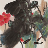 王永剛 四尺斗方《荷香清遠》 國家一級美術師（詢價）