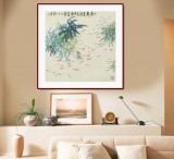 【已售】王永剛 四尺斗方《小魚都來》 國家一級美術(shù)師（詢價）