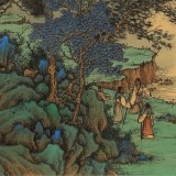 吳顯剛 四尺《幽林深處聽(tīng)潺湲》 貴州七星關(guān)美協(xié)主席