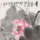 梁景欣 三尺《和為貴》 學(xué)院派畫(huà)家