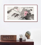 梁景欣 三尺《和為貴》 學(xué)院派畫(huà)家