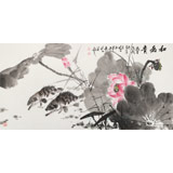 梁景欣 三尺《和為貴》 學(xué)院派畫家