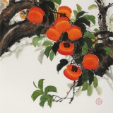 【已售】黃藝三尺風水吉利國畫《事事如意》