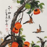 【已售】黃藝三尺風水吉利國畫《事事如意》