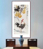 梁景欣 三尺《福祿吉祥》 學院派畫家