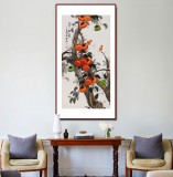 【已售】黃藝三尺風(fēng)水吉利國畫《事事如意》