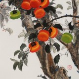 【已售】黃藝三尺風(fēng)水吉利國畫《事事如意》