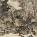 【已售】吳顯剛 四尺《山光積翠》 貴州七星關(guān)美協(xié)主席