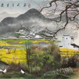 【已售】周佑林 四尺《春風(fēng)十里漫幽香》微信（詢價(jià)）價(jià)優(yōu)