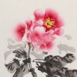 【已售】王偉寧《富貴祥和》 青年書(shū)畫(huà)才俊 河南美協(xié)會(huì)員