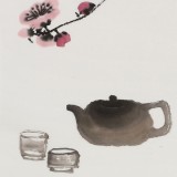 【已售】黃云鴻 三尺斗方《清香圖》