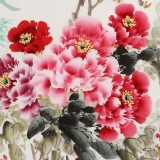 【已售】王寶欽 四尺《花開富貴》當代花鳥牡丹畫名家（詢價）