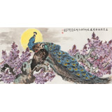 向士平 四尺《鳳落梧桐》 三峽大學(xué)藝術(shù)學(xué)院教授