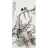 梁景欣 三尺《喜上眉梢》 學(xué)院派畫家